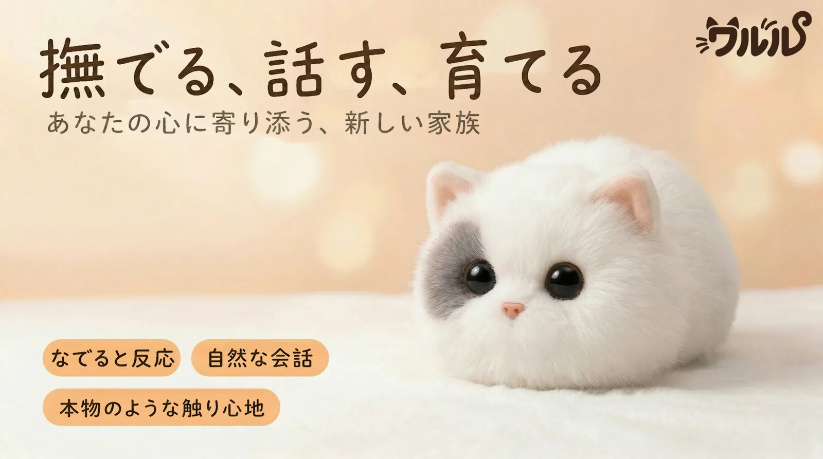 猫型AIペット ワルル - 撫でる、話す、育てる