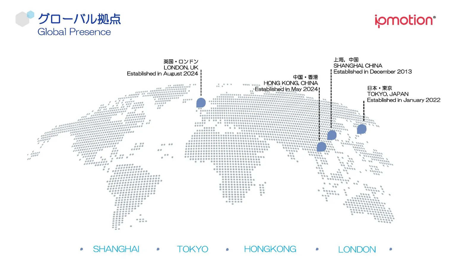 Global Presence Map