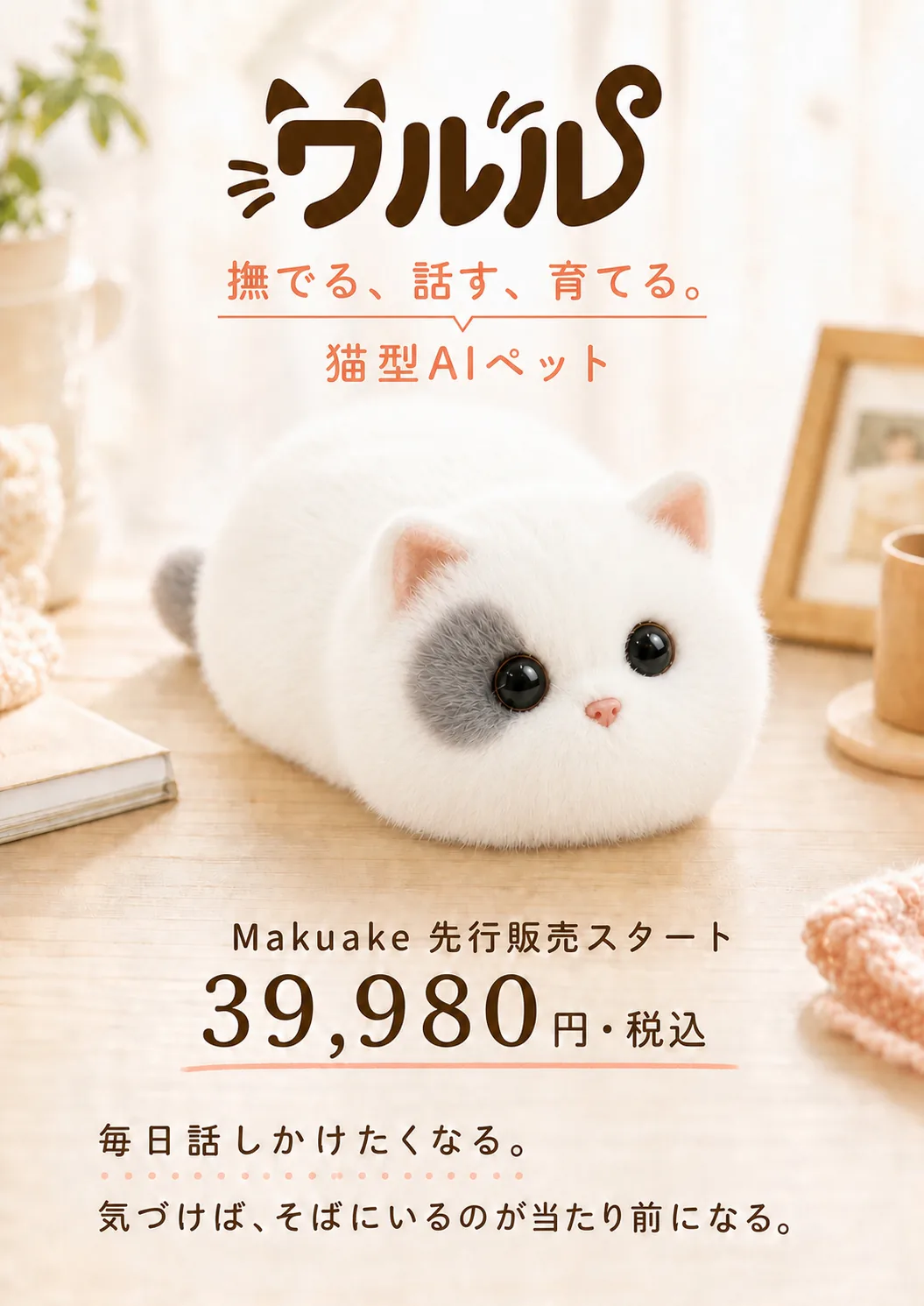 猫型AIペット ワルル - Makuake先行販売スタート