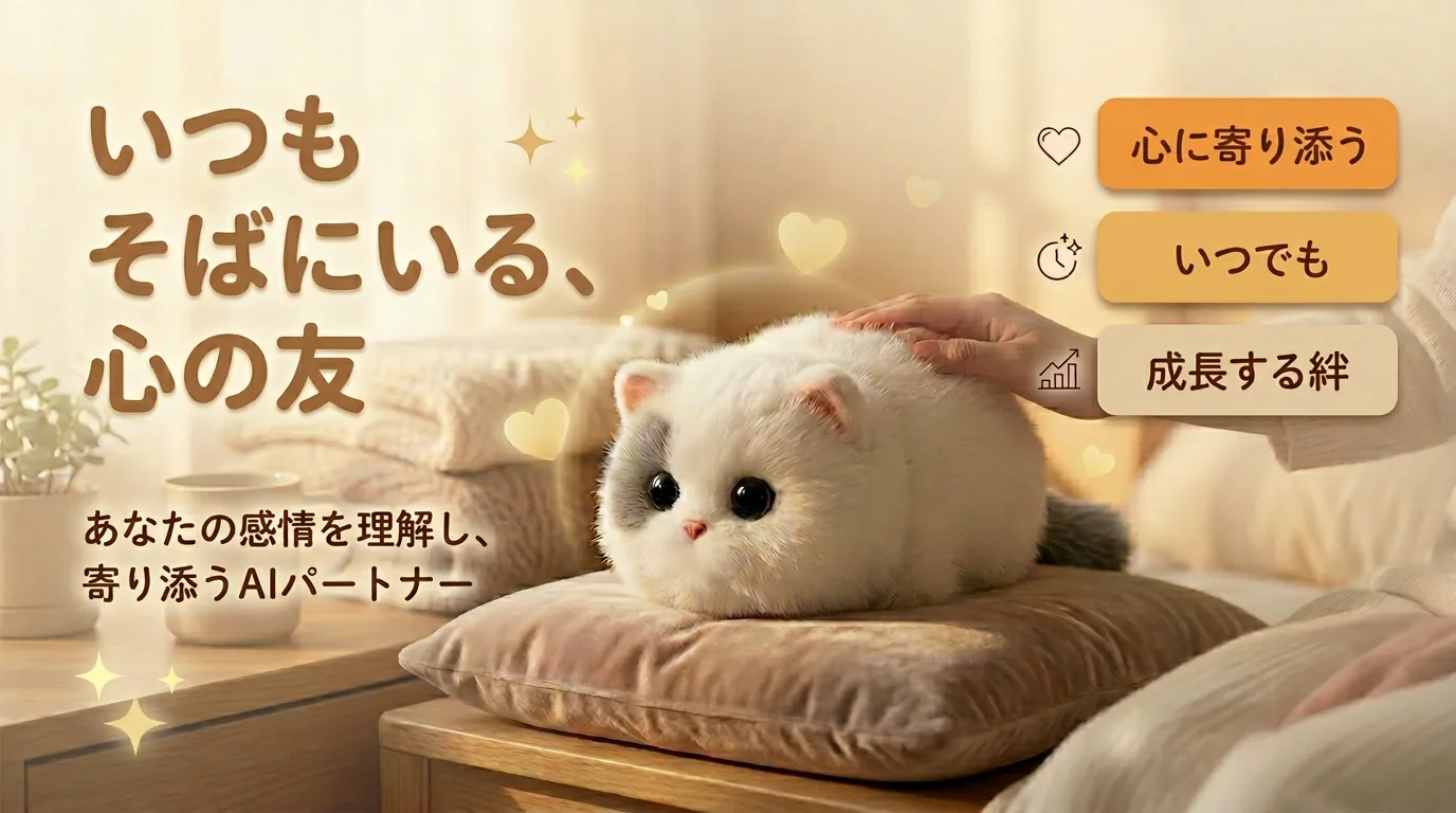 いつもそばにいる、心の友 - あなたの感情を理解し、寄り添うAIパートナー